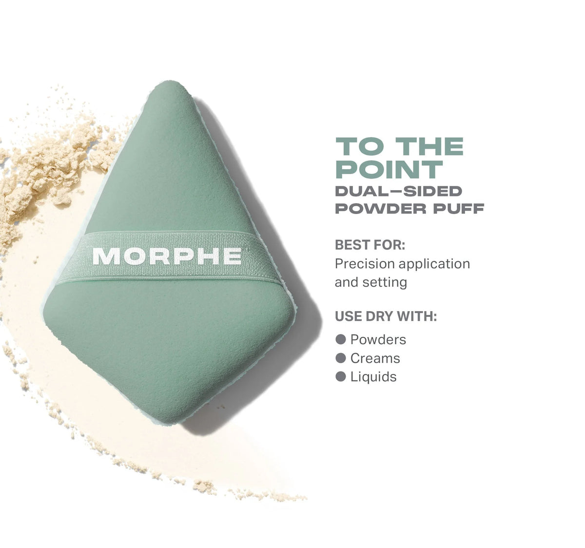 To the Point Dual-Sided Powder Puff
